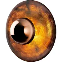 Opviq , Kurt - 13352, Applique murale, CORPS MÉTALLIQUE, cuivre, 48 x 48 x 35 cm