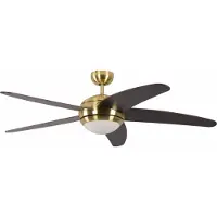 Pepeo Ventilateur De Plafond Melton Laiton