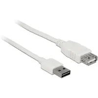 DeLOCK Easy - Rallonge de câble USB - USB (M) reversible pour USB (F) - USB 2.0 - 2 m - blanc