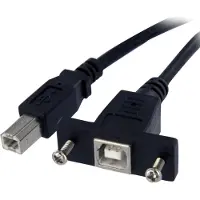 StarTech.com .com Câble USB 30 cm monté sur panneau B vers B - F/M
