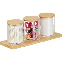 Relaxdays Pots-cotons-tiges