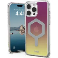 Urban Armor Gear Étui Plyo MagSafe (Apple iPhone 16 Pro Max), Coque pour téléphone portable, Multicolore, Marron, Violet, Jaune, Transparent