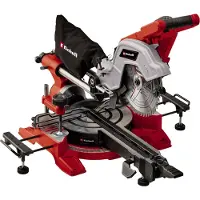 Einhell Scie à onglets radiale – TE-SM 8 L Dual – Ø 216 mm – laser – fonction traction – inclinaison double