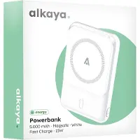 Alkaya Thor MagSafe 5.000 mAh Powerbank Slim weiss