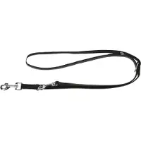 Kerbl Laisse de présentation VEGAS noire 18mm 200cm, cousue (Chien)