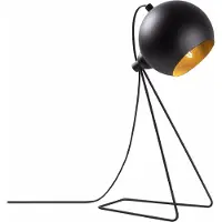 Opviq , Mixed- Mixed FLG, Noir, Lampes de bureau, 28 x 15 x 45 cm, corps en métal