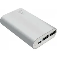 Holdit Banque d'énergie Smartline 7500 mAh Silver (613374) (7500 mAh, 27.75 Wh), Chargeur de secours, Argent