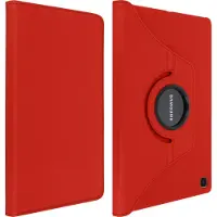 Avizar Étui Samsung Galaxy Tab A7 10.4 2020 Housse Fonction Support Rotatif 360 Rouge