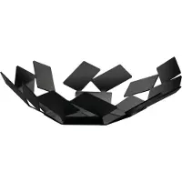 Alessi MT01 B Panier Noir 24,5 x 23,2 x 6,2 cm