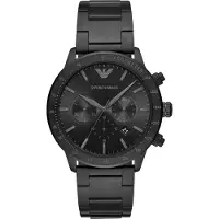 Emporio Armani Montre à affichage analogique noir