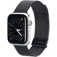DUX Bracelet magnétique Watch 7 bandes 7/6/5/4/3/2 (Acier inoxydable), Sangles de montre, Noir