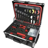 BRÜDER MANNESMANN Jeu d'outils 211 pièces dans un trolley en aluminium