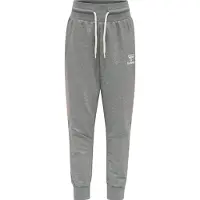 Hummel Pantalon 'Onny' gris chiné / rose pastel / blanc