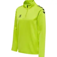 Hummel Sweat de sport jaune fluo / noir