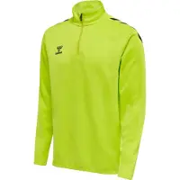 Hummel Sweat de sport jaune fluo / noir