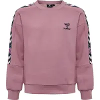 Hummel Sweat-shirt 'Zoe' bleu foncé / rose ancienne / blanc