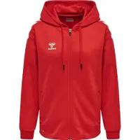Hummel Veste de survêtement rouge feu / blanc