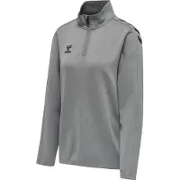 Hummel Sweat de sport gris chiné / noir