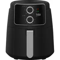 Beko Friteuse multifonction sans huile FRL2242B - 1500 W - Capacité de 3,9 L (pour 0,8 kg de frites) - Minuteur - Noir