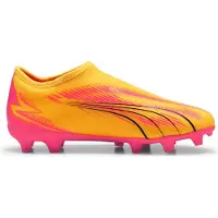 Puma Ultra Match LL FG/AG Jr. Chaussures de football pour enfants - 107770, Couleur:Orange, Chaussures enfants:38