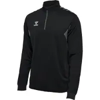 Hummel Sweat de sport 'AUTHENTIC' gris / noir / blanc