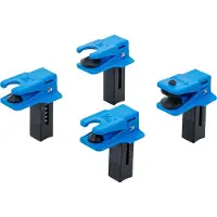 Bgs 8705 Jeu de pinces de fermeture de câble en acier, 4 pcs.