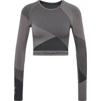 Hummel Unity Seamless Crop Long Sleeve Top Noir XL Femme