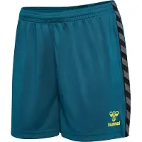 Hummel Pantalon de sport 'Authentic' citron / pétrole / noir / blanc cassé
