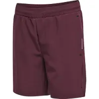 Hummel Pantalon de sport 'Move Grid' gris clair / lie de vin