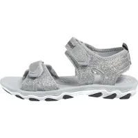 Hummel Sandales gris / noir / argent