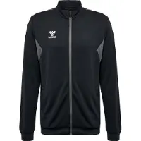Hummel Veste de survêtement 'Authentic' gris / noir / blanc