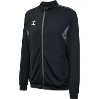 Hummel Veste de survêtement 'Authentic' gris / noir / blanc