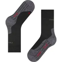 Falke Chaussettes de sport gris foncé / gris chiné / rouge feu