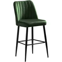 Skye Decor , Vento - Green, ensemble de tabourets de bar (2 pièces), vert, 100 % PANNEAUX DE PARTICULES MÉLAMINÉS, 49 x 45 x 99 cm