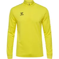 Hummel Sweat de sport 'AUTHENTIC' jaune citron / noir / blanc