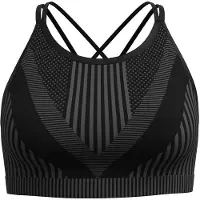 Smartwool Intraknit Strappy Sports Bra Gris XL Femme