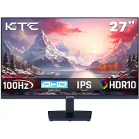 KTC Écran de jeu H27T27 27 pouces, QHD, 100 Hz, IPS, HDR10, temps de réponse de 1 ms