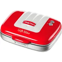 Ariete 1973 Gaufrier Party Time, Gaufrier, Rouge, Blanc