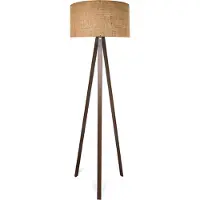 Lux.pro Lampadaire 'Newport' 1 x E27 brun
