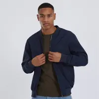 Brave Soul Blouson Sanjay homme, Bleu Marine