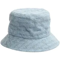 SikSilk Jacquard Denim Bucket Hat Bleu M-L