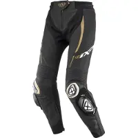 Ixon Vortex 3 PT L Noir Blanc Or Femmes Pantalon Moto Cuir Taille L