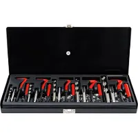 Kraftmann 19500 Kit de réparation de filetage, M5 - M12, 130 pcs.