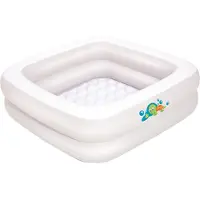 Bestway Pataugeoire 86x86x24cm - Piscine Bassin bébé enfant 0 - 3 ans