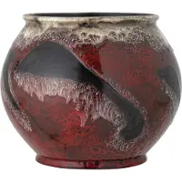 Bloomingville Pot De Fleurs Souha | Rouge | Grès | 82060114