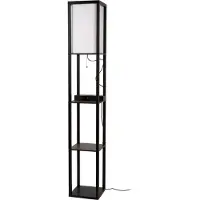 Lucide Menno - lampadaire - 26 x 26 x 162,7 cm - noir