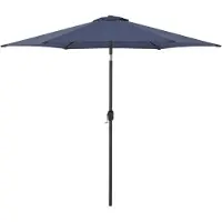 Casa.pro Parasol 'Altino' avec articulation bleu marine