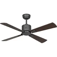 CasaFan DC Ventilateur de plafond Eco Neo III WiFi 103 BG NB-KI, Ventilateur, Noir, Argent, Marron, Gris