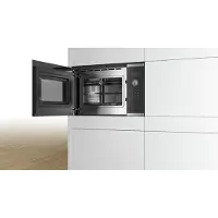 Bosch Serie 6 Bel554ms0 1200w Touch Built-in Microwave With Grill Noir 25 Liters / EU Plug 220V