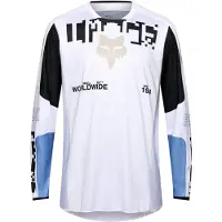 FOX 180 Digi Image Long Sleeve Jersey Blanc XL Homme
